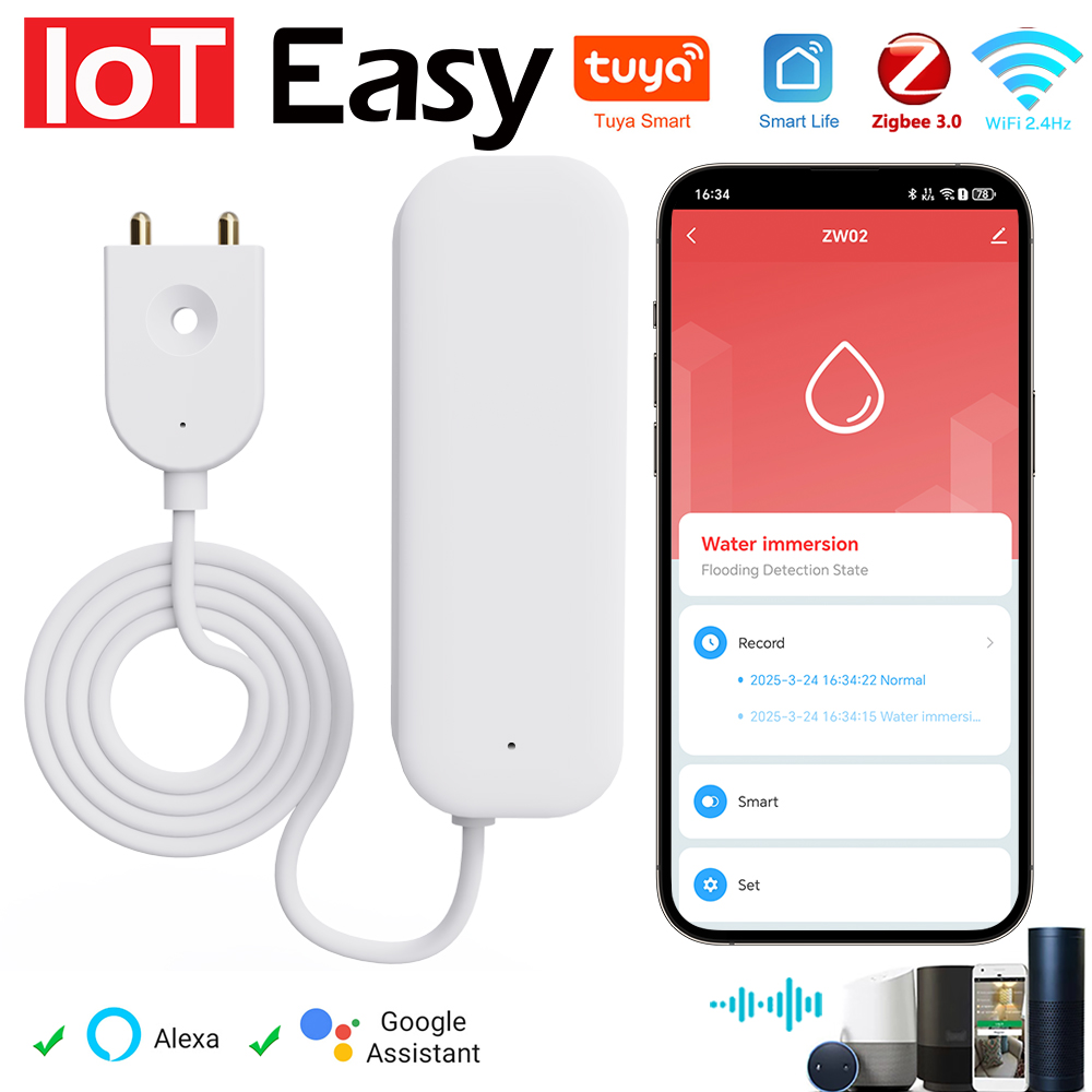 Home Assistant Tuya - Tuya WiFi ZigBee Sensor Air Alarm
