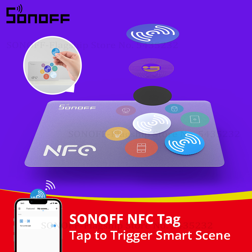 Sonoff - SONOFF NFC Tag Ntag215 Stiker 13.56MHz