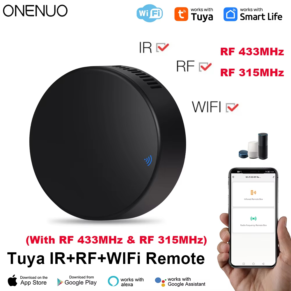 Tuya WiFi RF IR Remote Control - Home Assistant Tuya ulasan dan harga