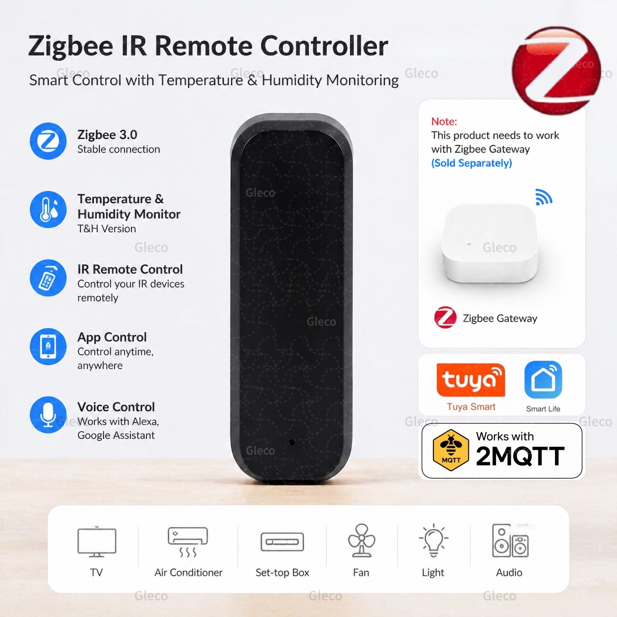 Zigbee Smart IR Remote Control - Home Assistant Tuya ulasan dan harga