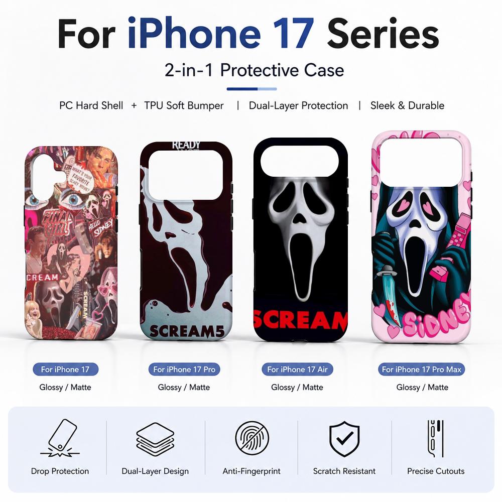 Casing HP Motif Film Fear Scre - Shelly ulasan dan harga