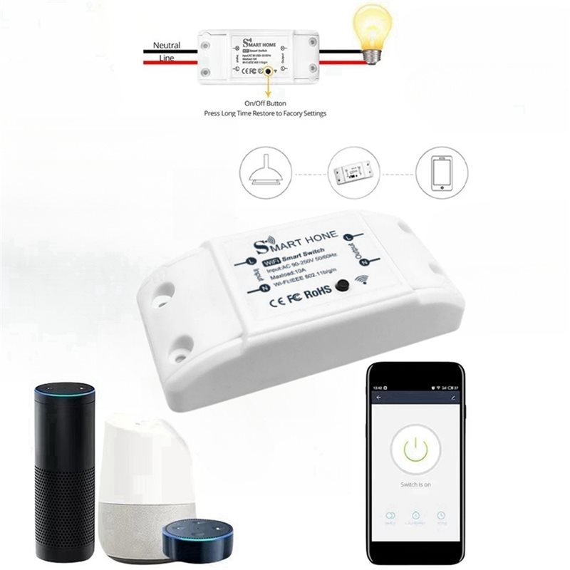 AB33-4X Sakelar Pintar Tuya, S - Smart Relay Tuya ulasan dan harga