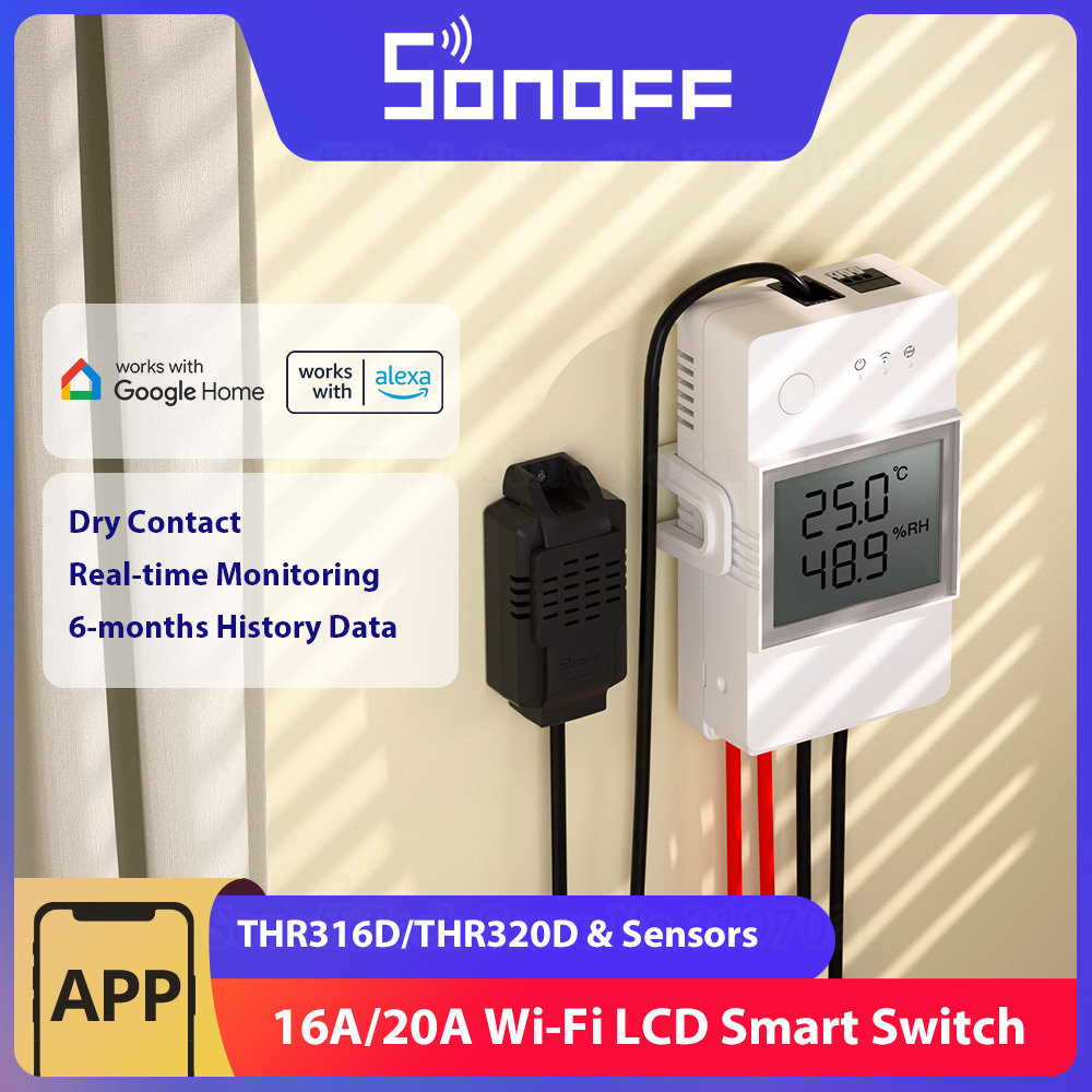 SONOFF th316d/THR320D saklar P - Sonoff Mini R4 ulasan dan harga