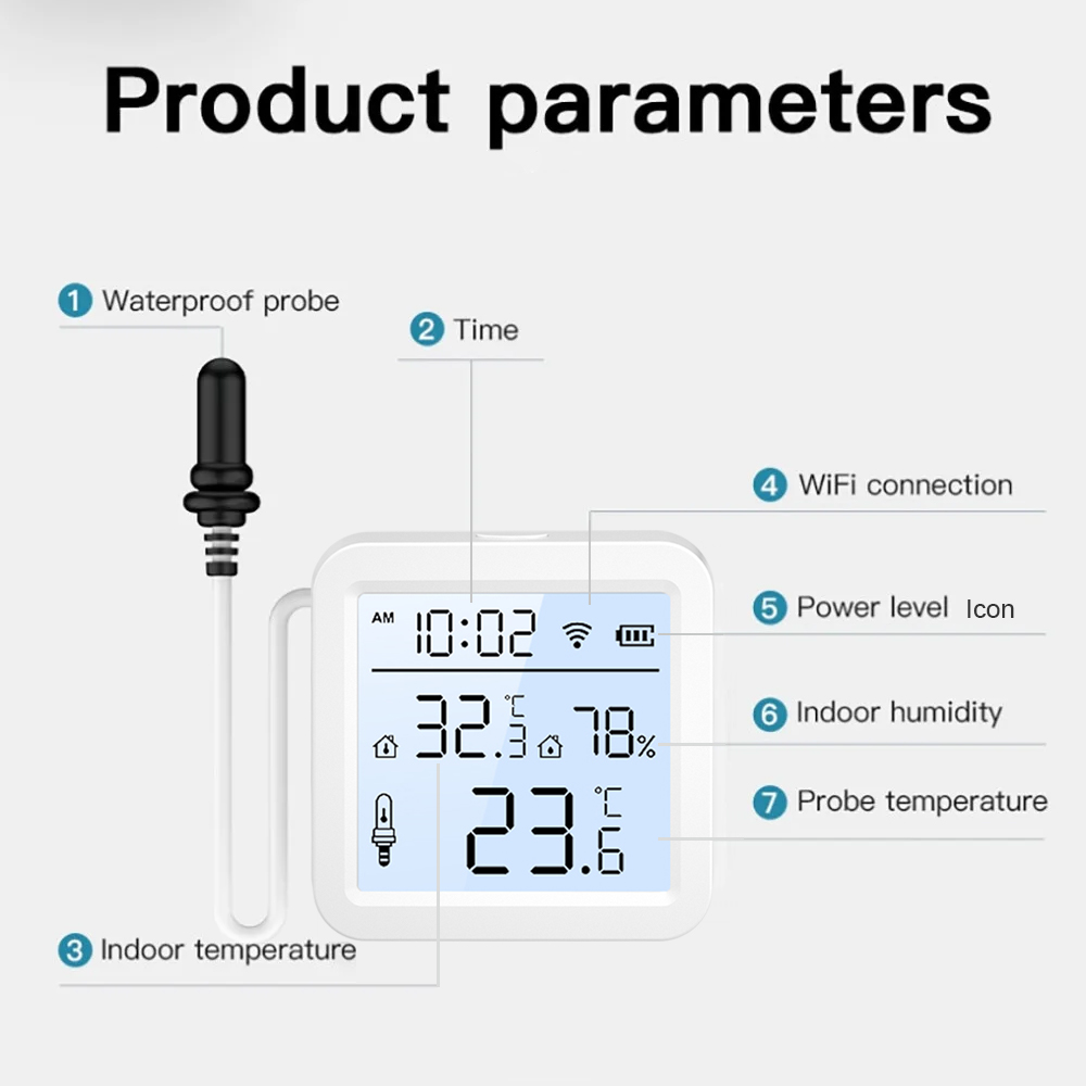 Sensor Suhu dan Kelembapan WiF - Tuya Smart ulasan dan harga