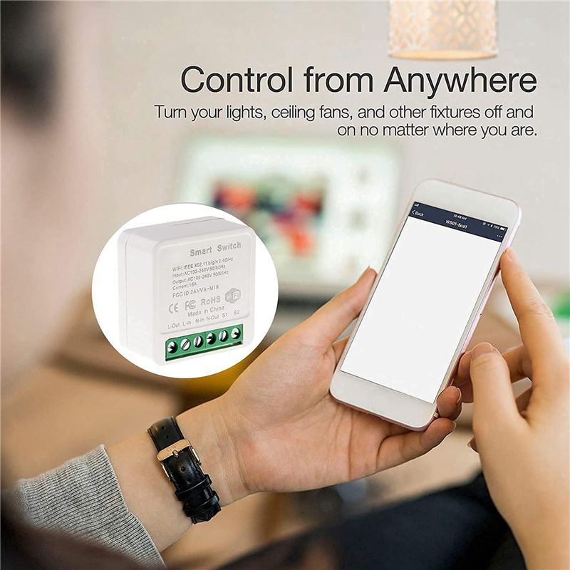 10X Sakelar Relai Wifi Mini Ce - Smart Relay Tuya ulasan dan harga