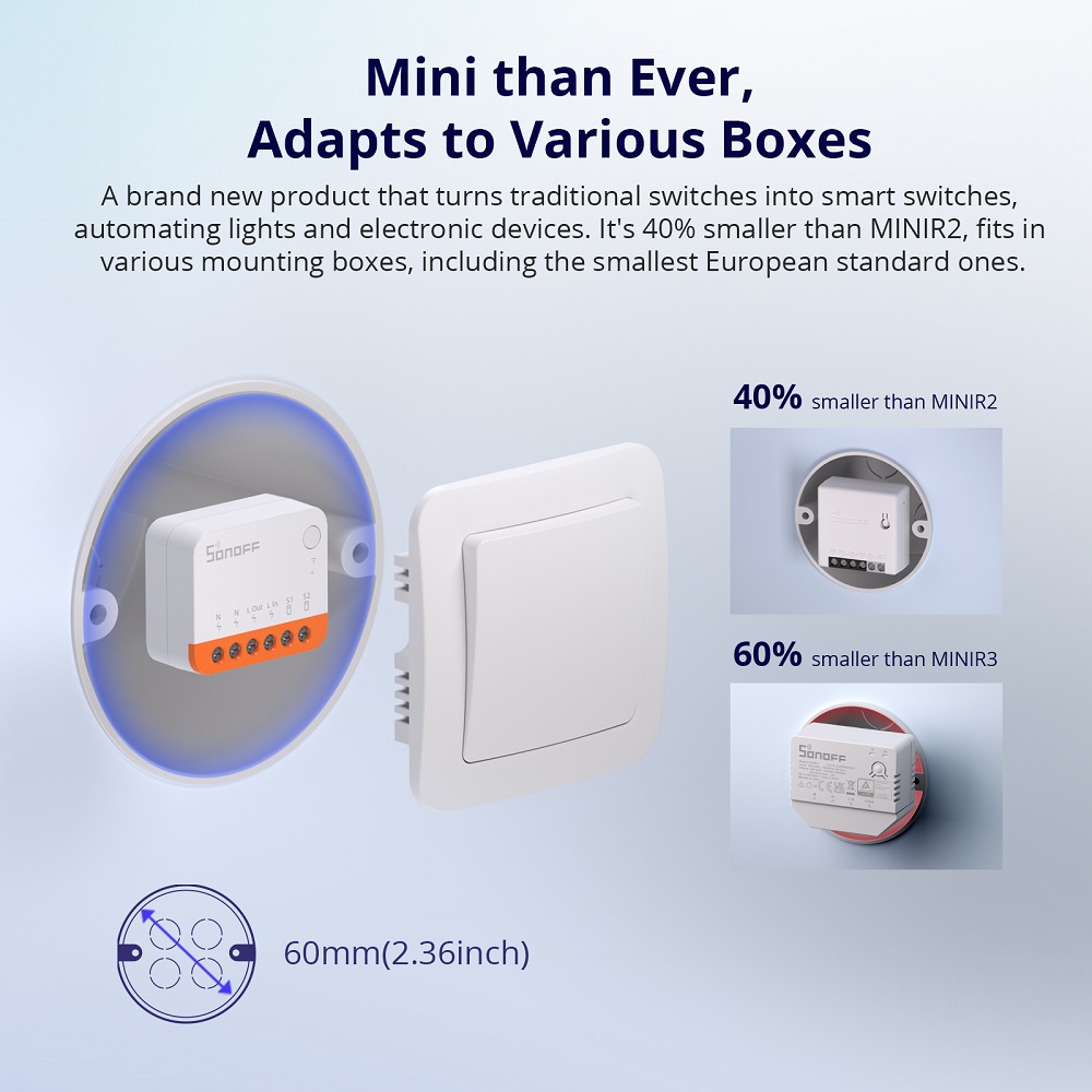 Sonoff Mini R4 Extreme Wifi Sm - Sonoff Mini R4 ulasan dan harga